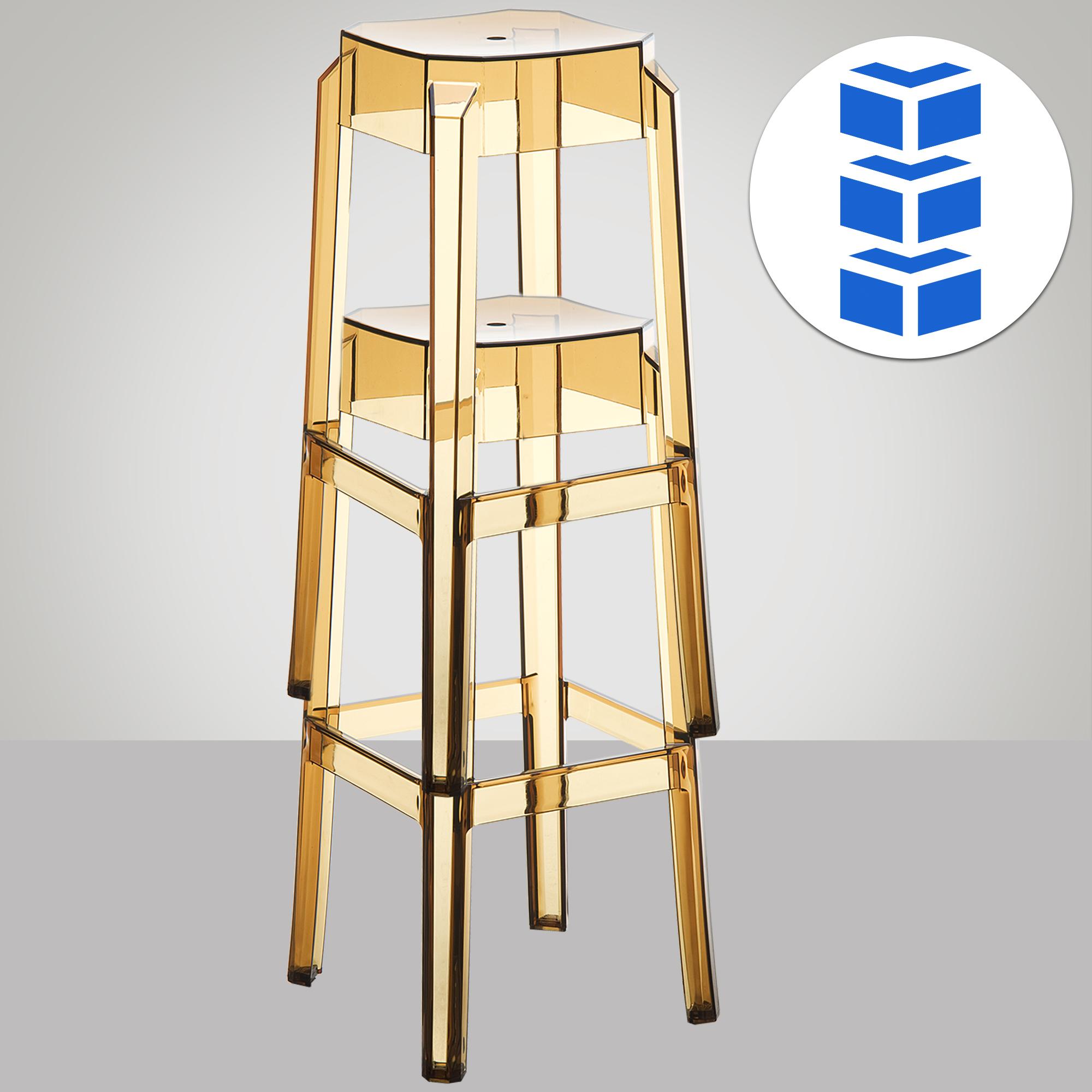 Barhocker Fox, transparent - bernstein - InfinityMarket