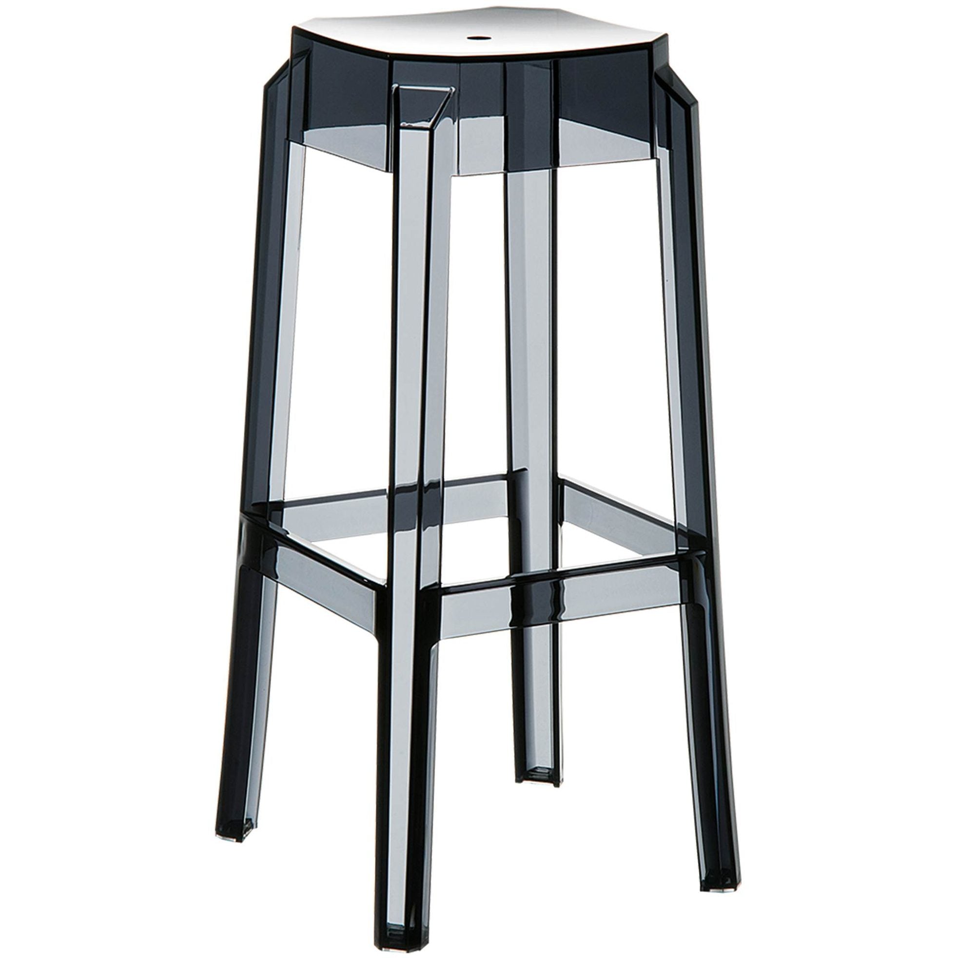 Barhocker Fox, transparent - schwarz - InfinityMarket