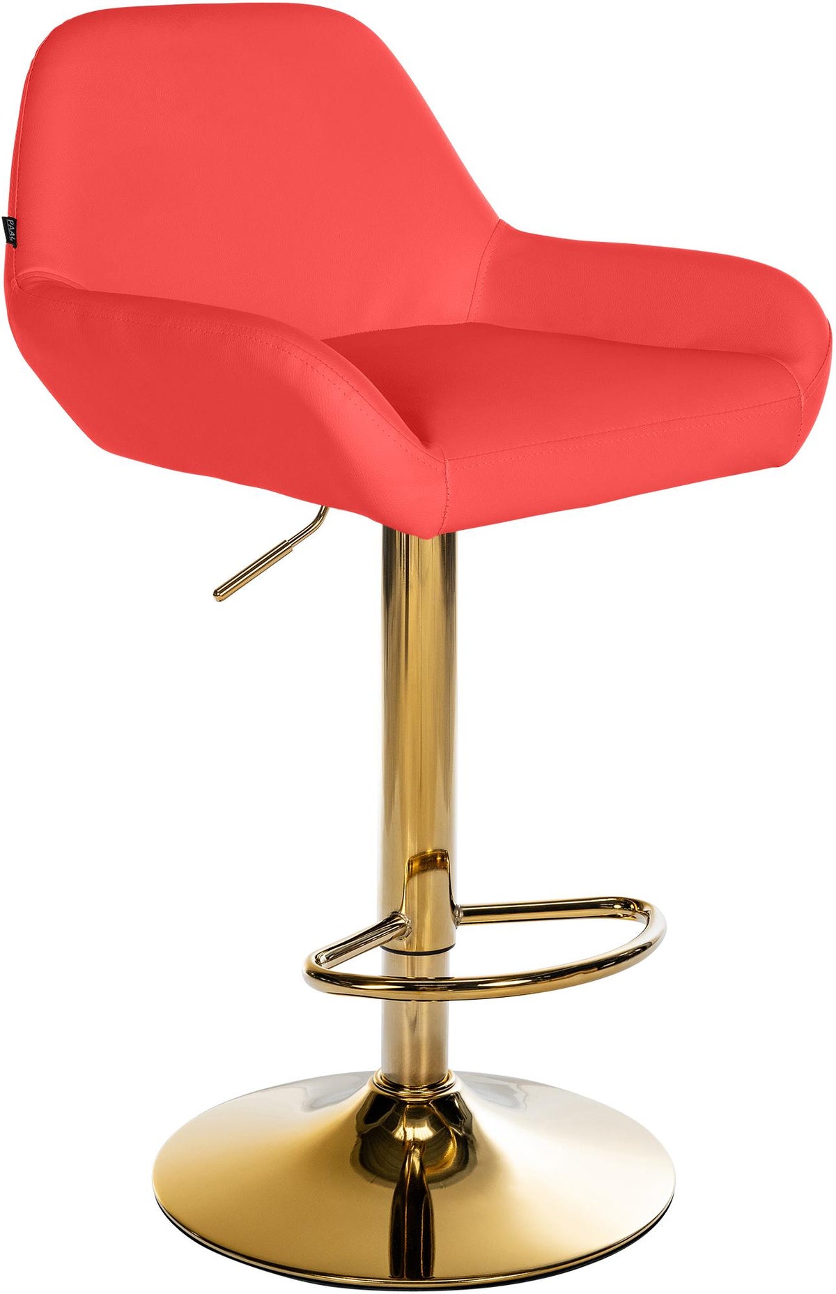 Barhocker Braga Gold Kunstleder - rot