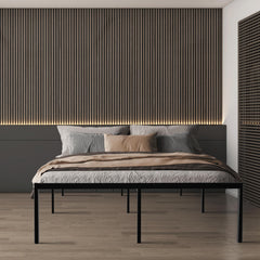 Metallbett Hamlin 200x140x41 cm - schwarz