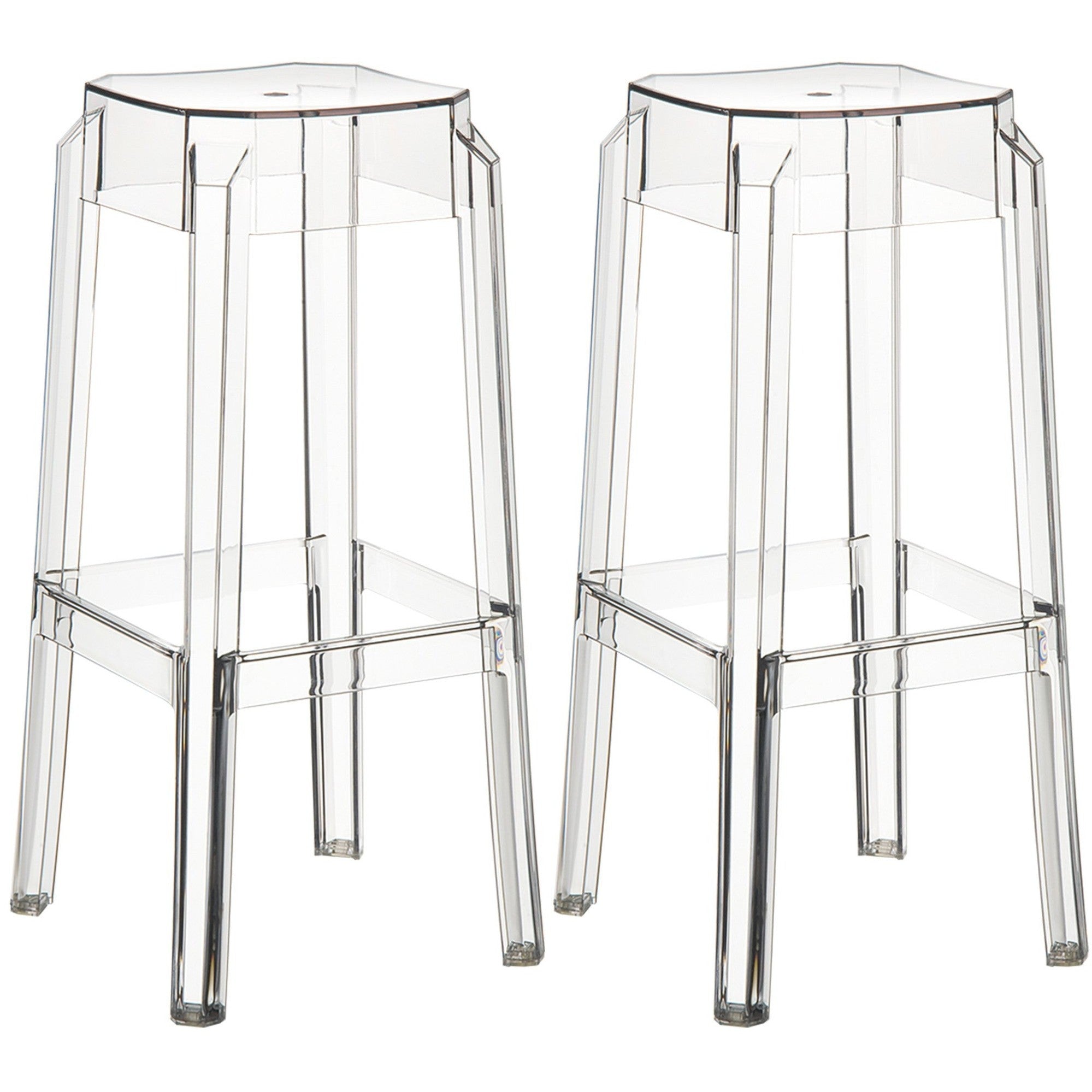 2er Set Barhocker Fox - transparent by Dropshipping-Europe – Barhocker