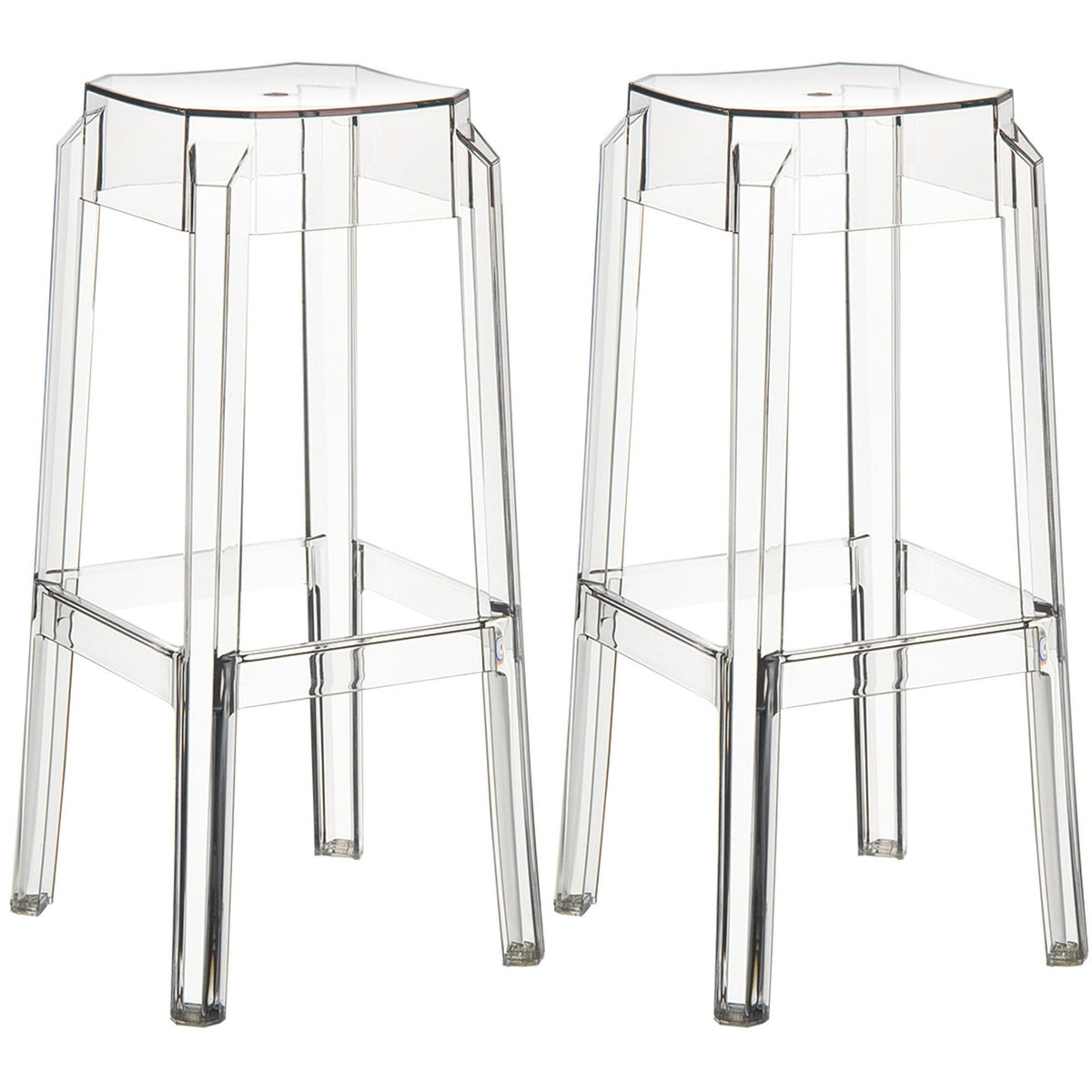 2er Set Barhocker Fox - transparent by Dropshipping-Europe – Barhocker