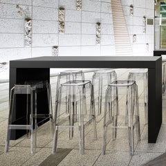 2er Set Barhocker Fox - transparent