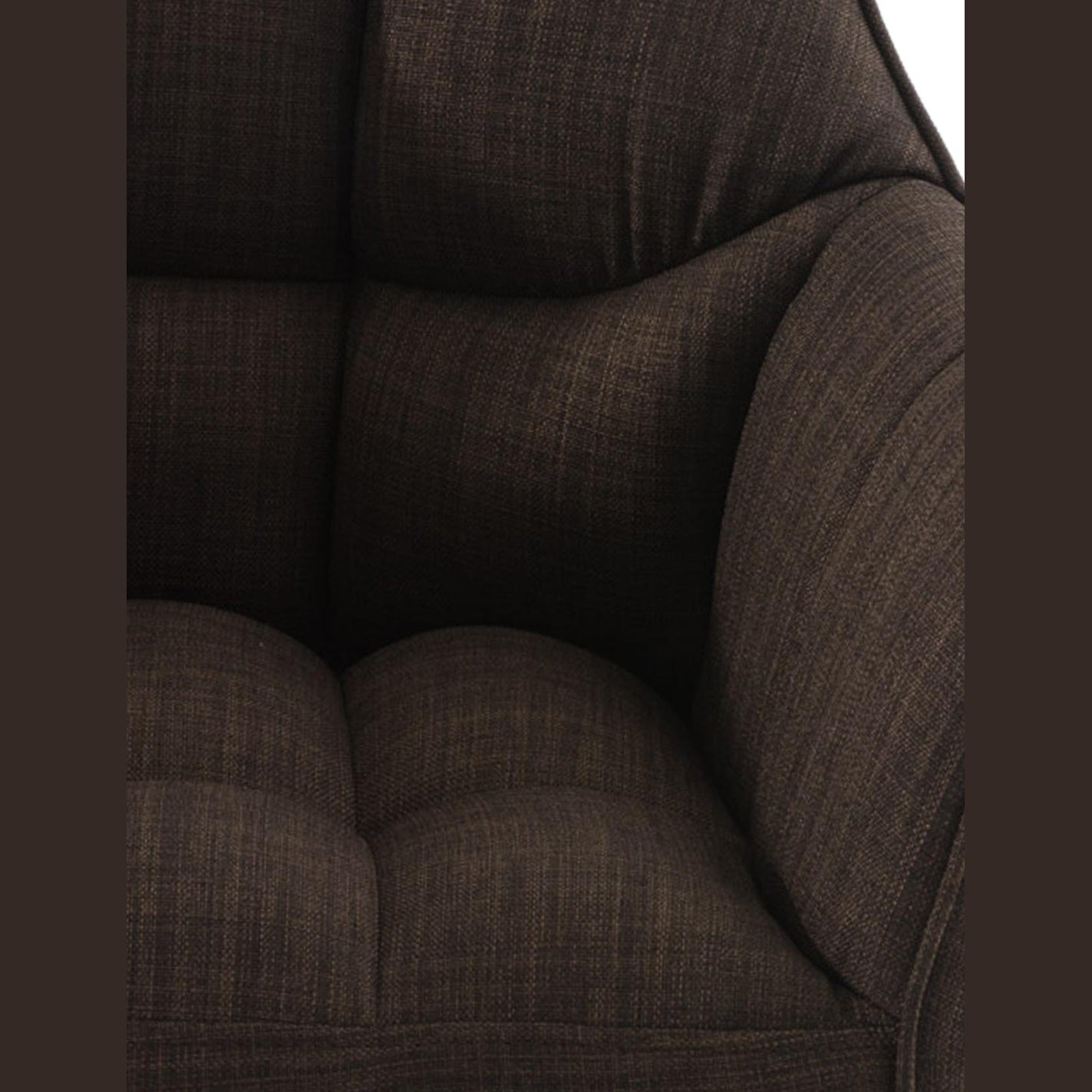 Barhocker Damaso B Stoff mit 4-Fuß Gestell - braun - InfinityMarket