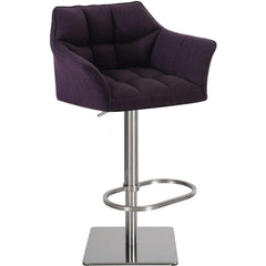 Barhocker Damaso E Stoff - lila - InfinityMarket
