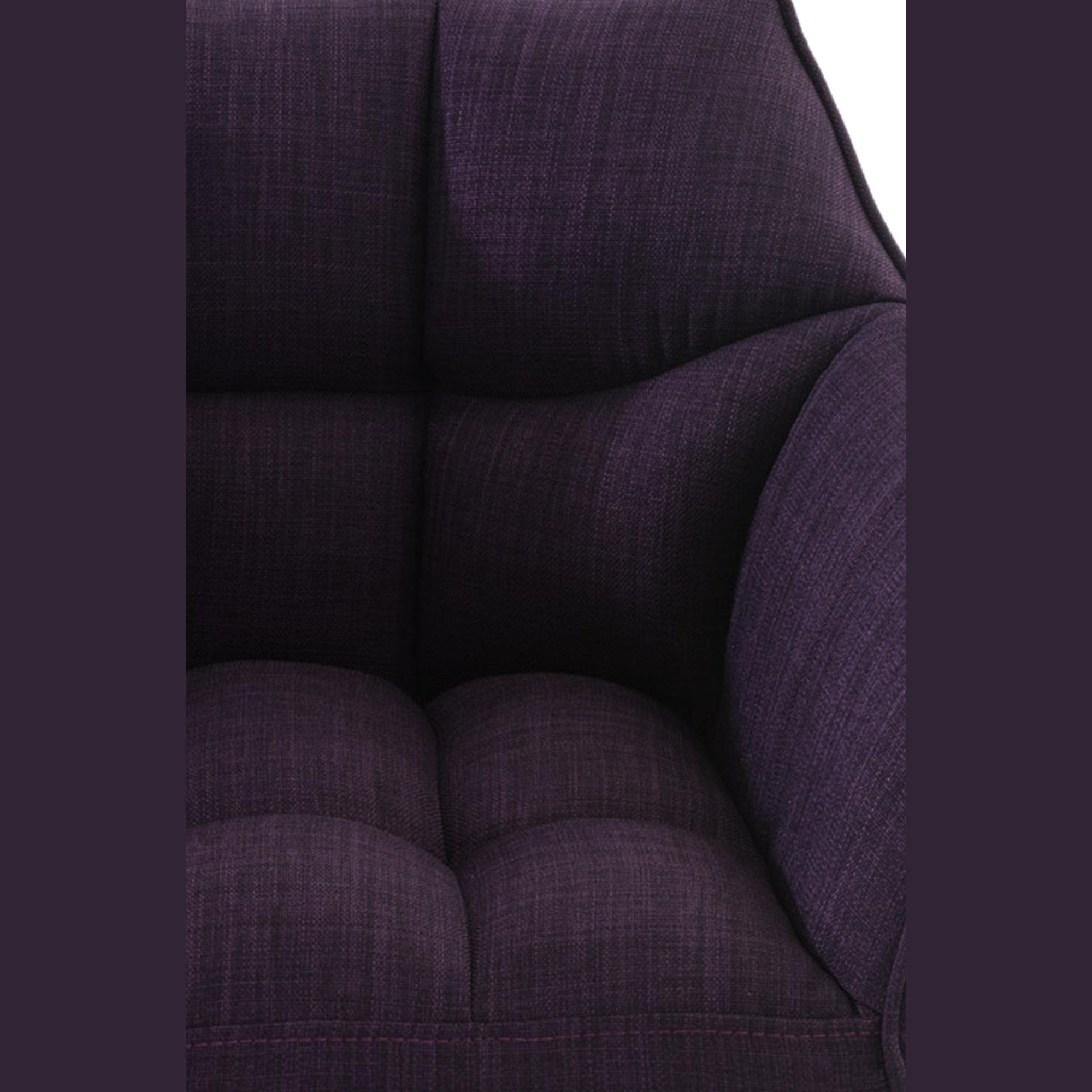 Barhocker Damaso E Stoff - lila - InfinityMarket