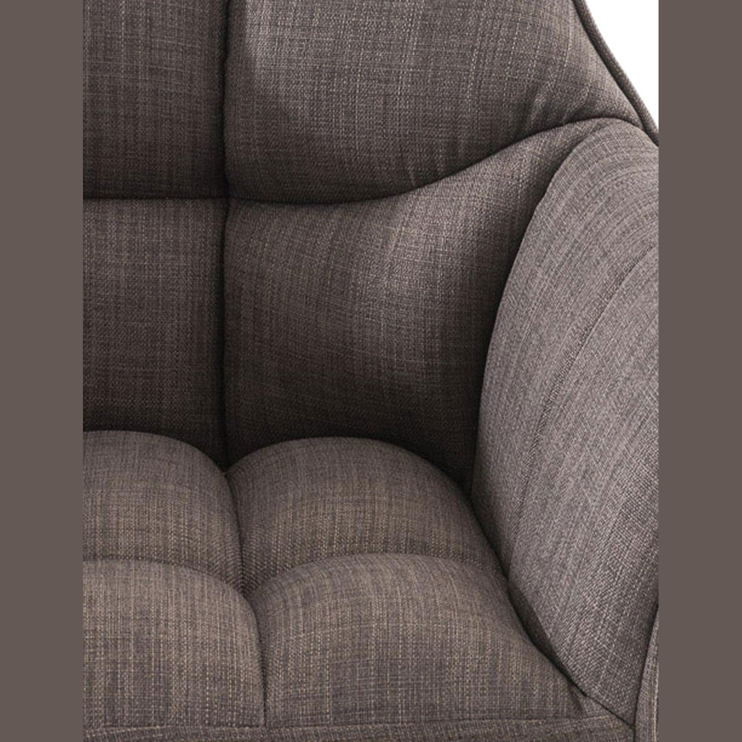 Barhocker Damaso B Stoff - grau - InfinityMarket