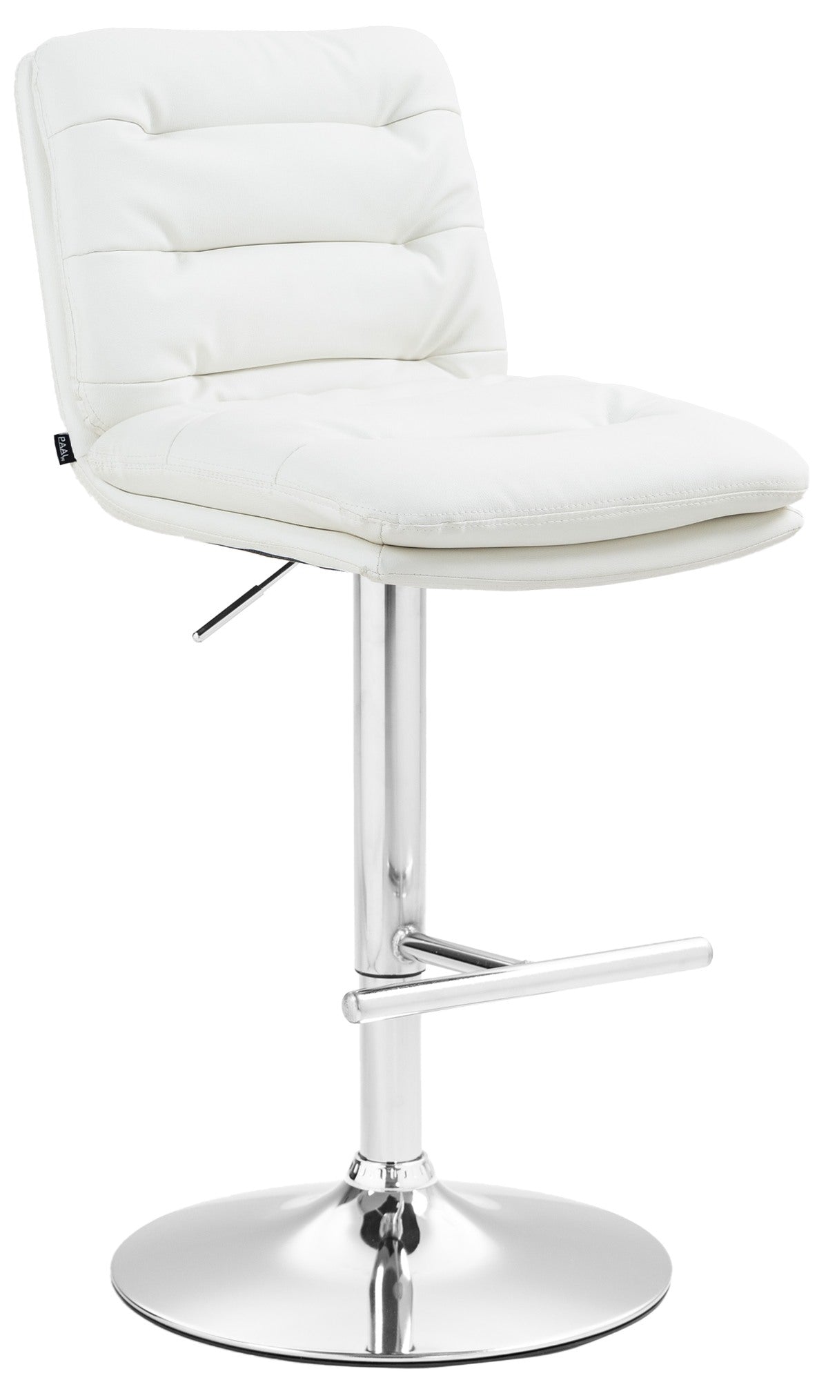 Barhocker Damar Kunstleder chrom - wei�