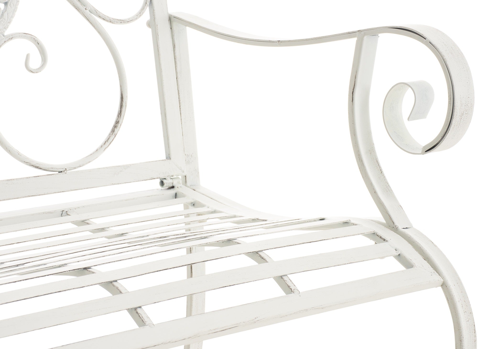 2er Set Gartenst�hle Punjab - antik wei� by Dropshipping-Europe – Gartenm�bel