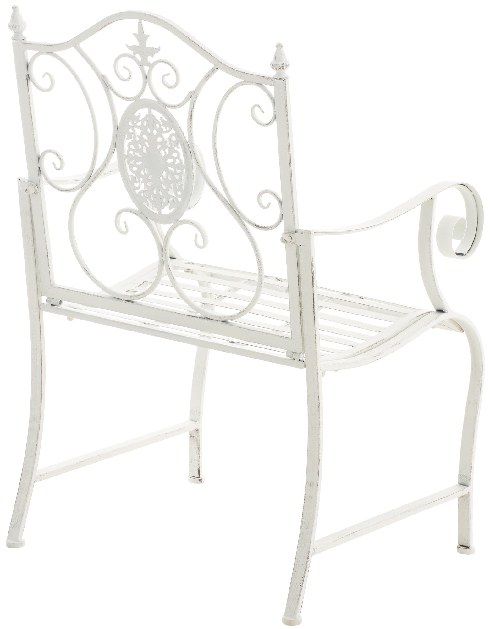 2er Set Gartenst�hle Punjab - antik wei� by Dropshipping-Europe – Gartenm�bel