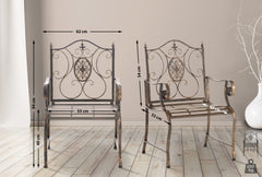 2er Set Gartenst�hle Punjab - bronze by Dropshipping-Europe – Gartenm�bel