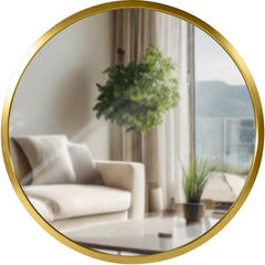 Wandspiegel Elsie S - gold glanz