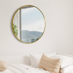 Wandspiegel Elsie L - gold glanz