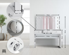 Schminktisch Nettie - wei�