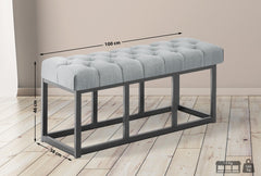 Sitzbank Amun Stoff B100 - grau