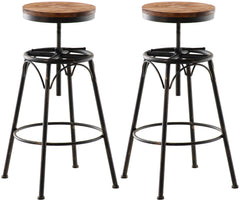 2er Set Barhocker Beam - bronze