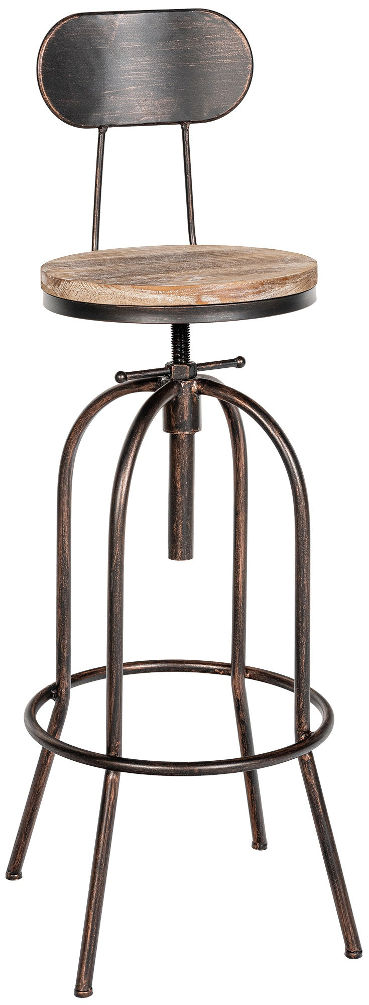 Barhocker Pino, Holz - bronze
