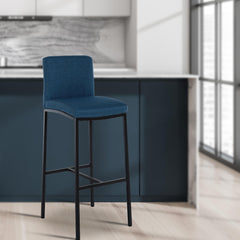 Barhocker Freeport Stoff B - blau