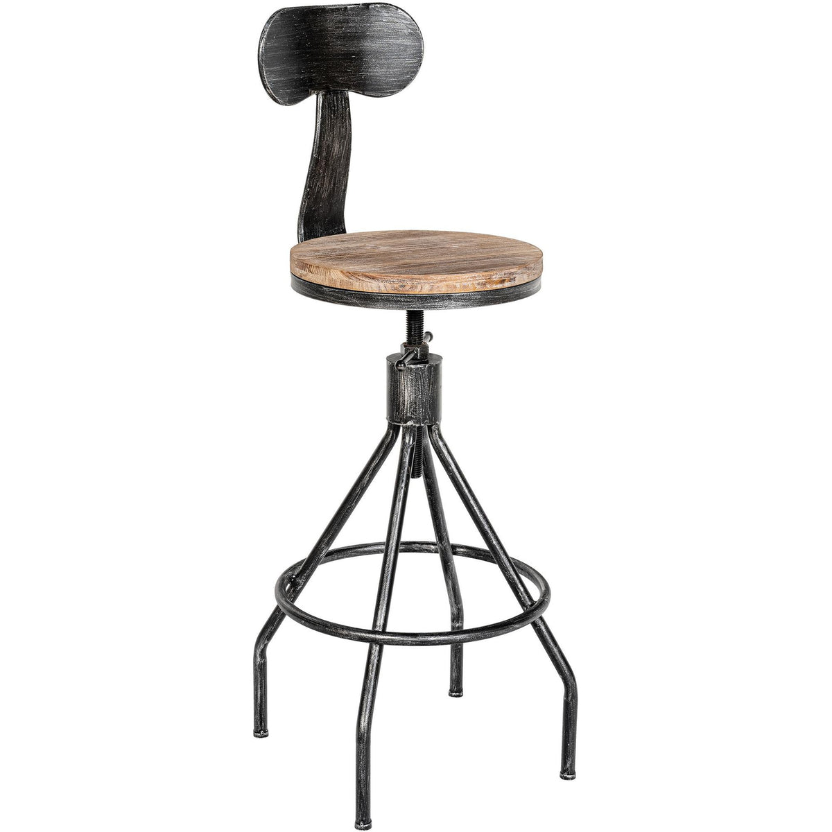 Barhocker Hanam - antik silber