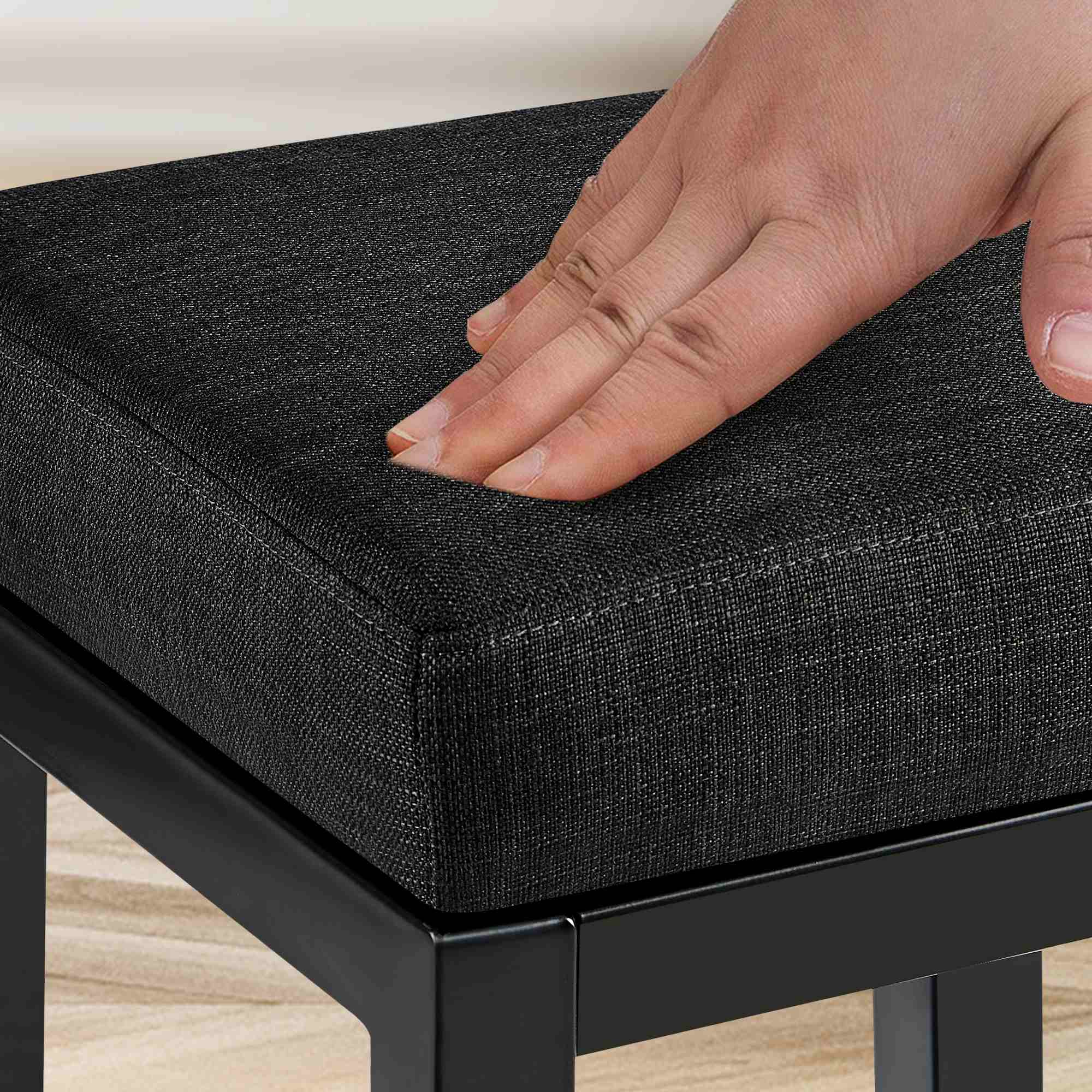 Barhocker Taylor B80 Stoff - dunkelgrau - InfinityMarket