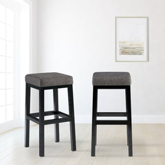 Barhocker Taylor B80 Stoff - grau - InfinityMarket