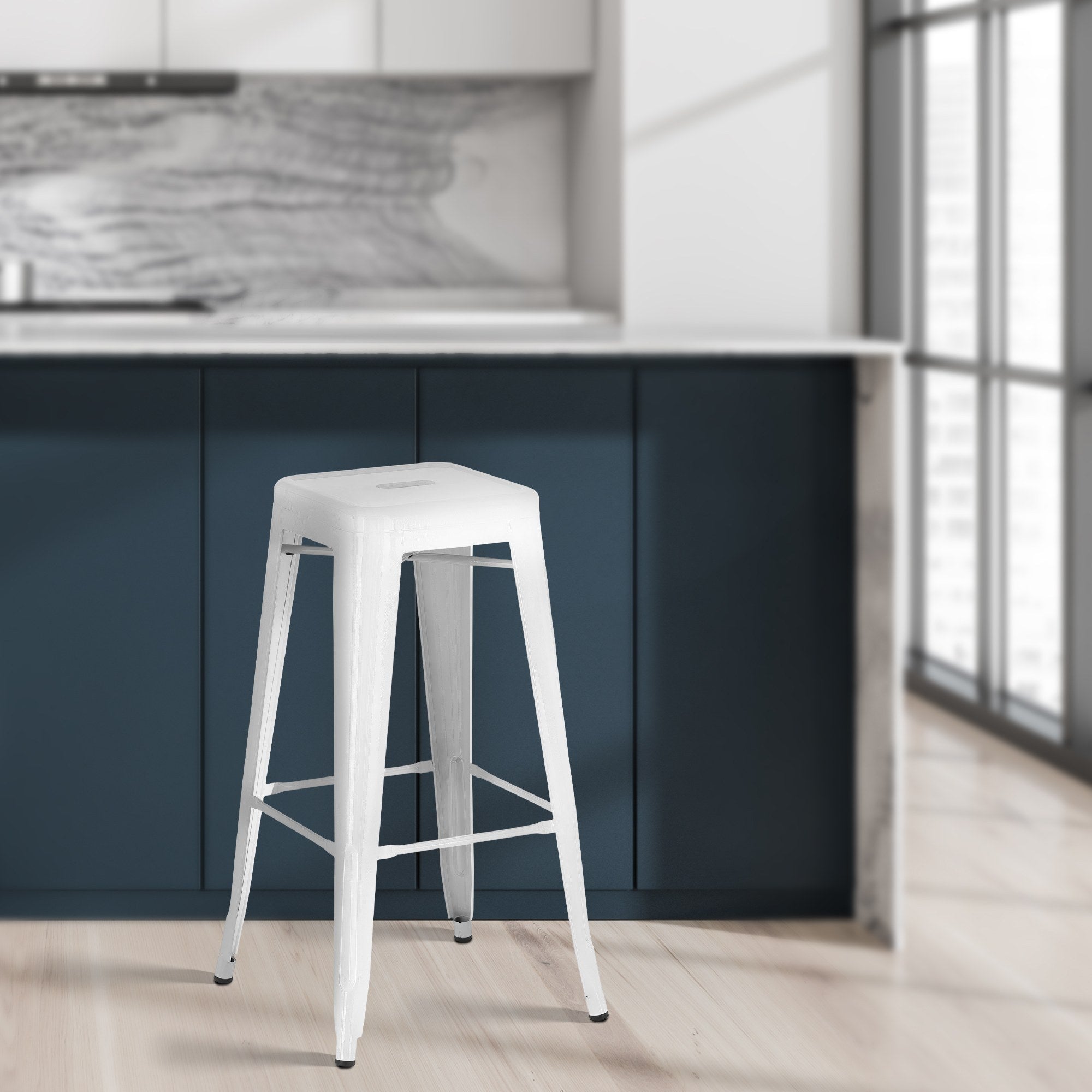 Barhocker Joshua - weiß - InfinityMarket