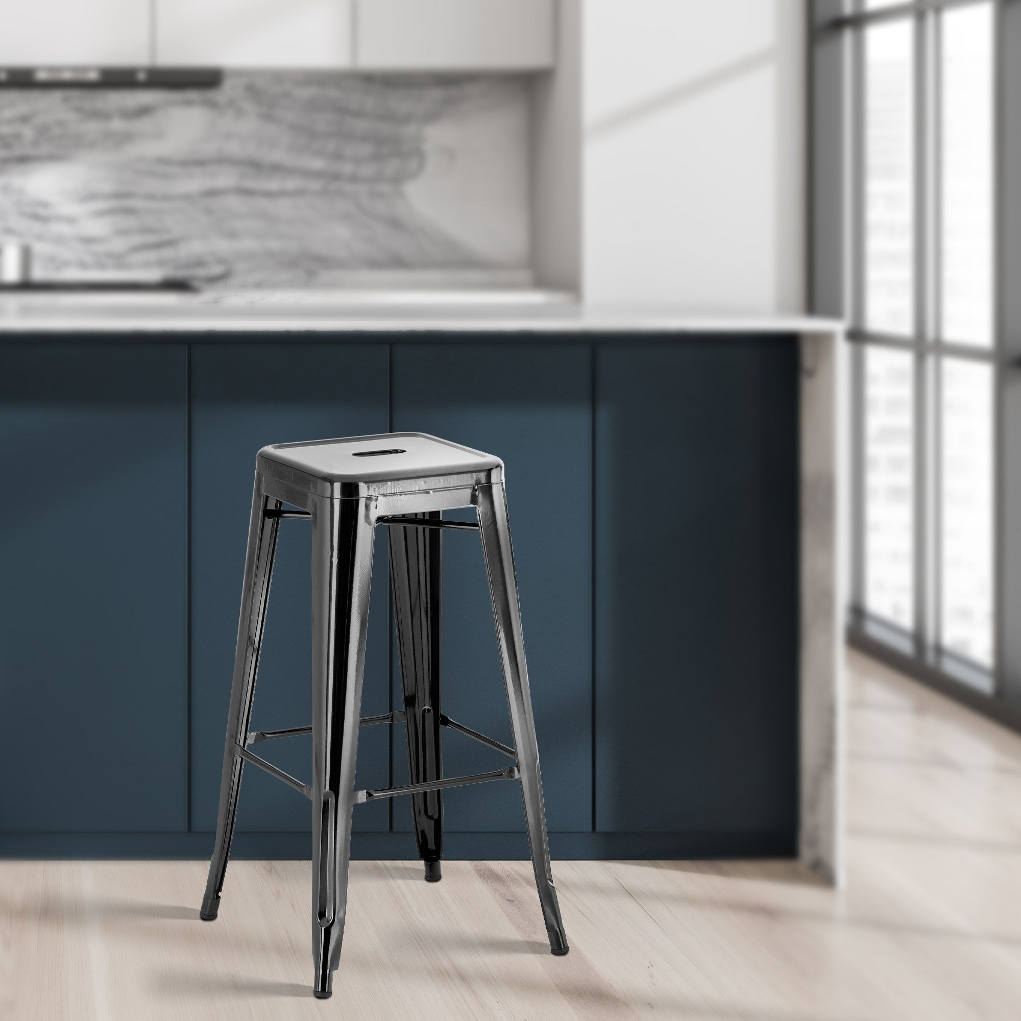 Barhocker Joshua - schwarz - InfinityMarket