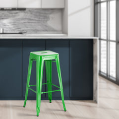 Barhocker Joshua - grün - InfinityMarket