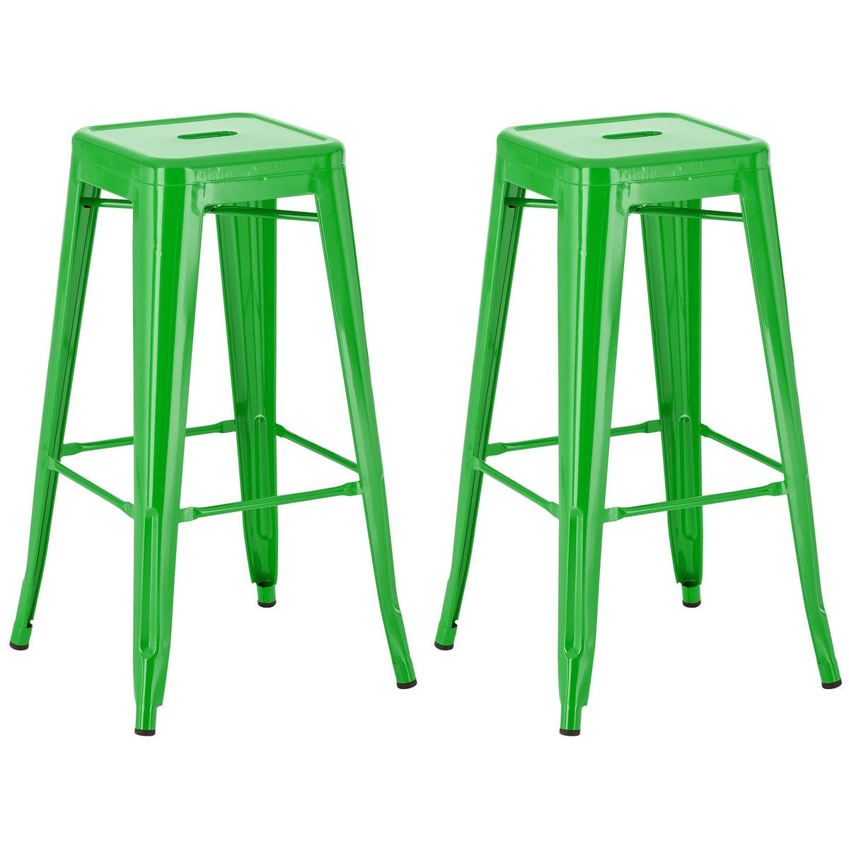 2er Set Barhocker Joshua - grün