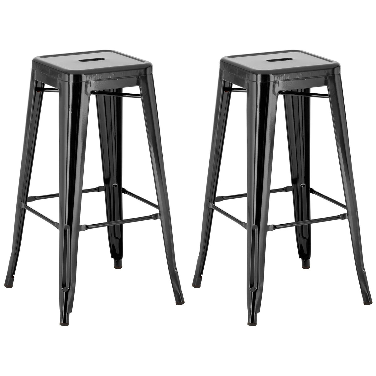 2er Set Barhocker Joshua - schwarz