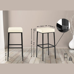 Barhocker Montreal B85 - creme - InfinityMarket