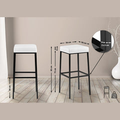 Barhocker Montreal B85 - weiß - InfinityMarket