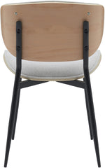 Besucherstuhl Enid Stoff - natura/creme