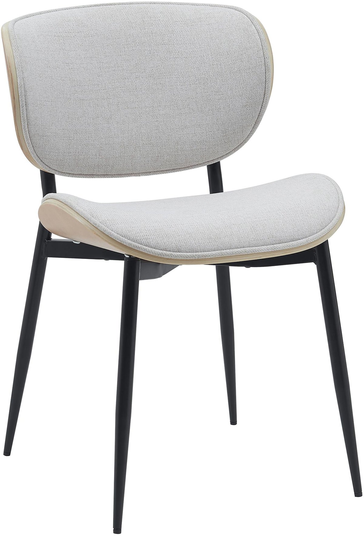 Besucherstuhl Enid Stoff - natura/creme