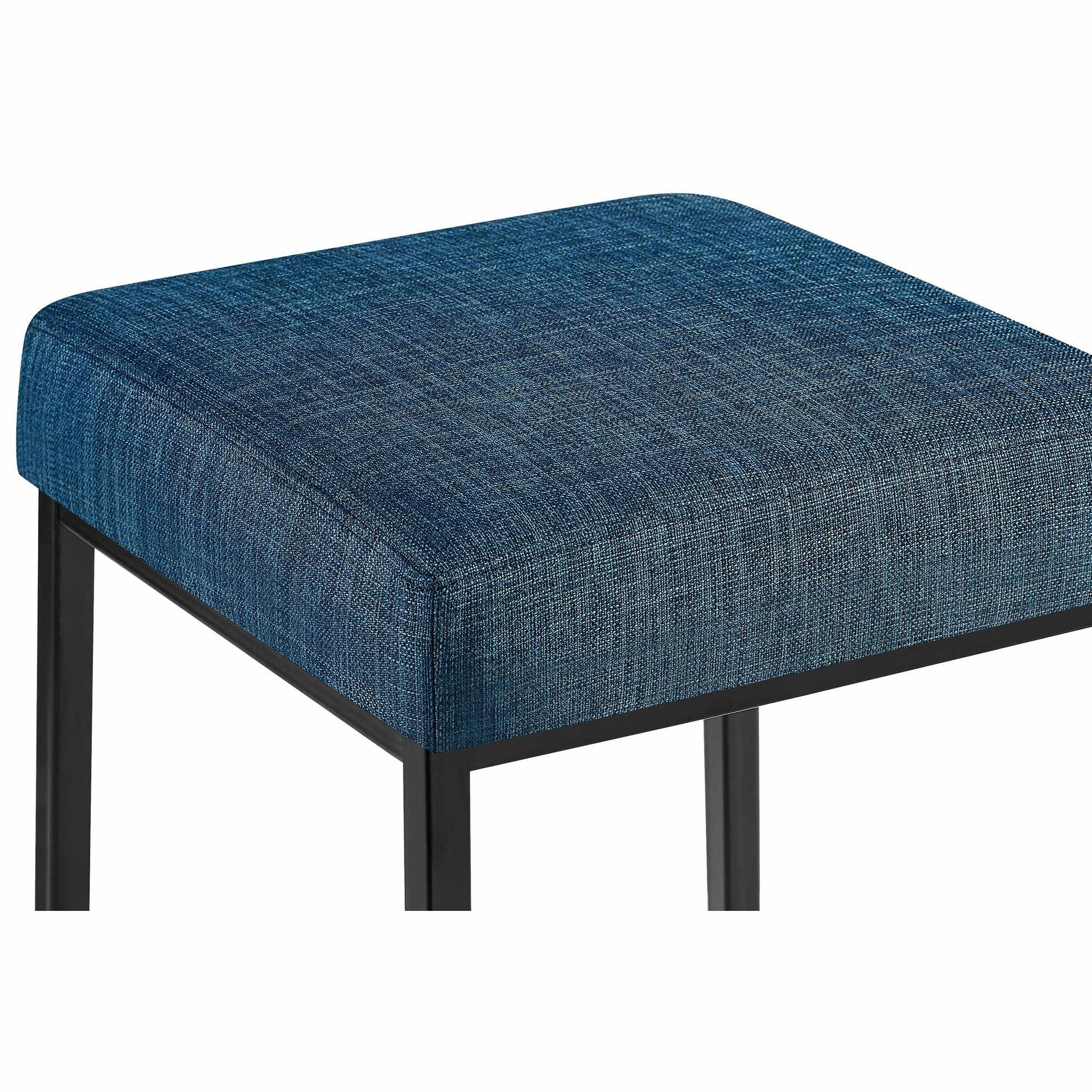 Barhocker Montreal B80 Stoff - blau - InfinityMarket
