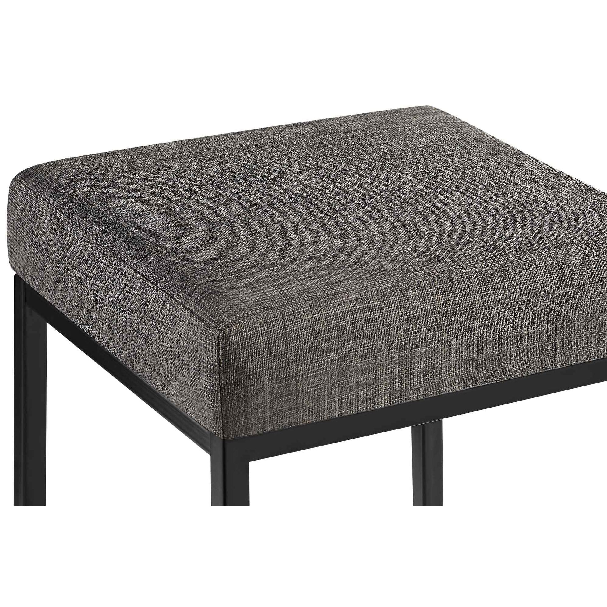 Barhocker Montreal B80 Stoff - grau - InfinityMarket