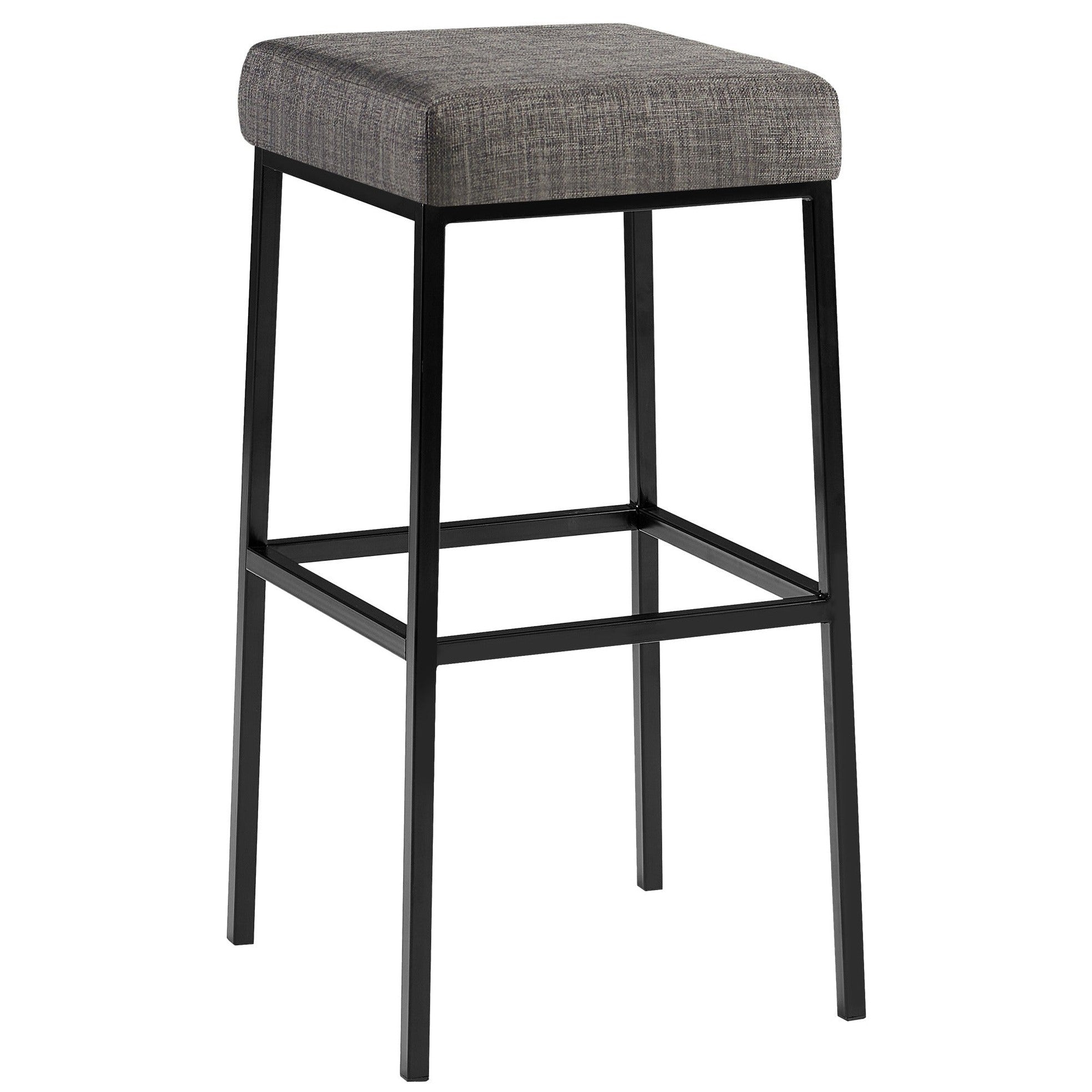 Barhocker Montreal B80 Stoff - grau - InfinityMarket