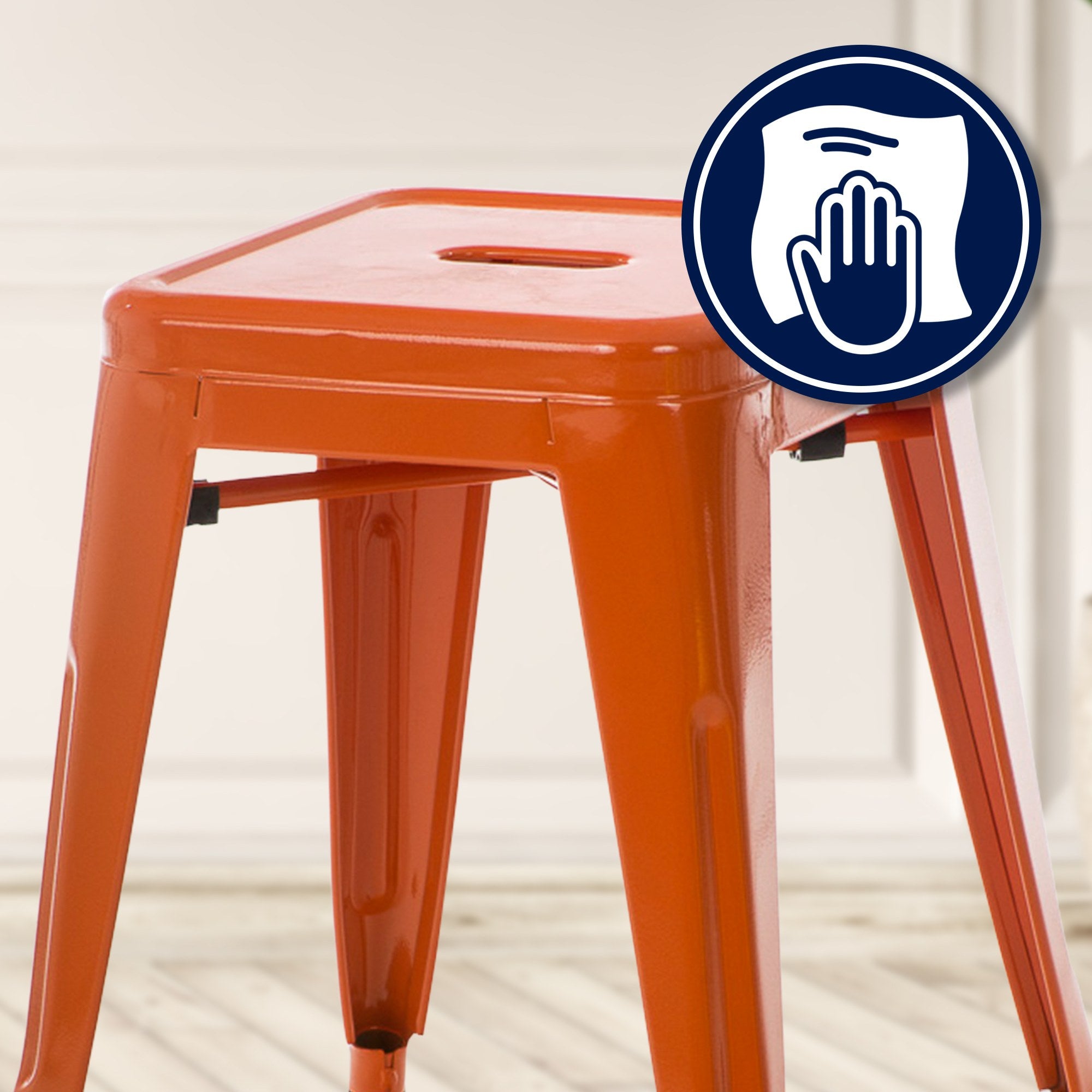 Hocker Armin - orange - InfinityMarket