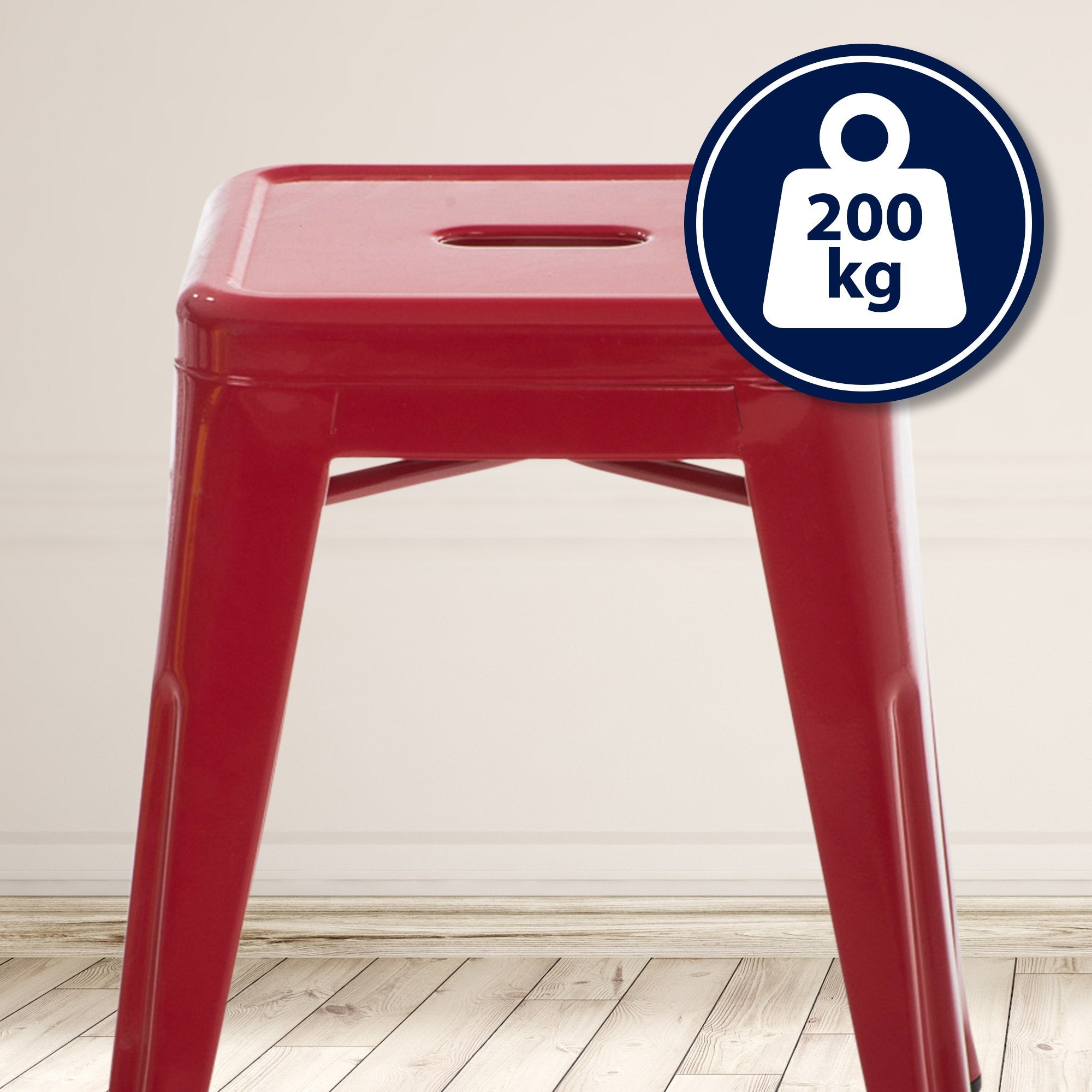 Hocker Armin - rot - InfinityMarket