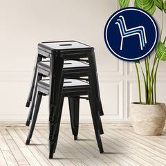 Hocker Armin - schwarz - InfinityMarket