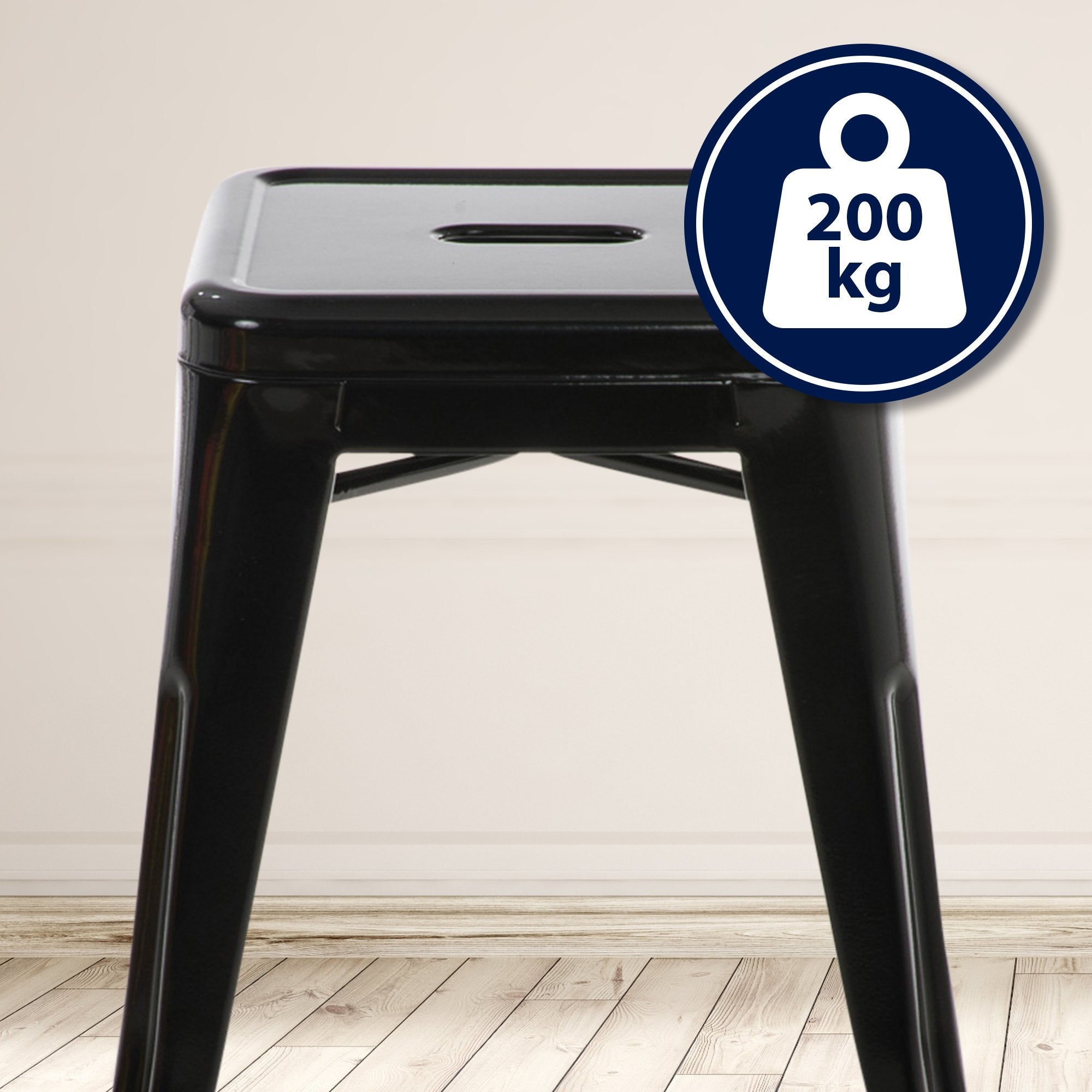 Hocker Armin - schwarz - InfinityMarket