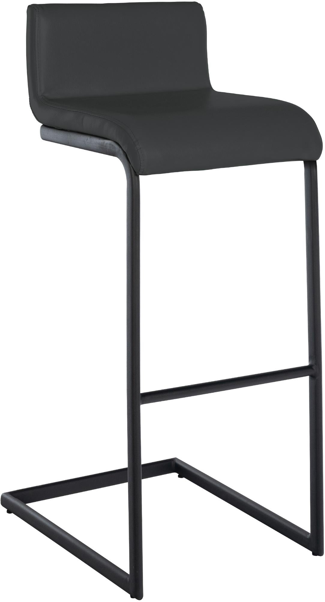 Barhocker Newport Kunstleder B - dunkelgrau