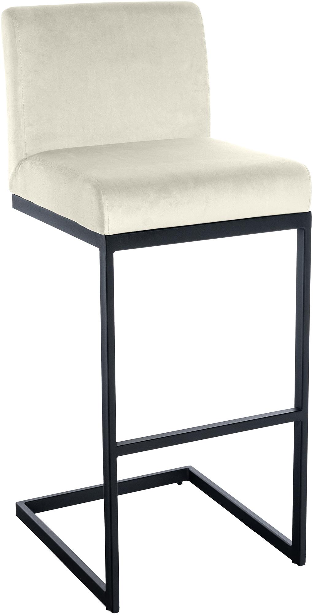 Barhocker Hopewell Samt B - creme