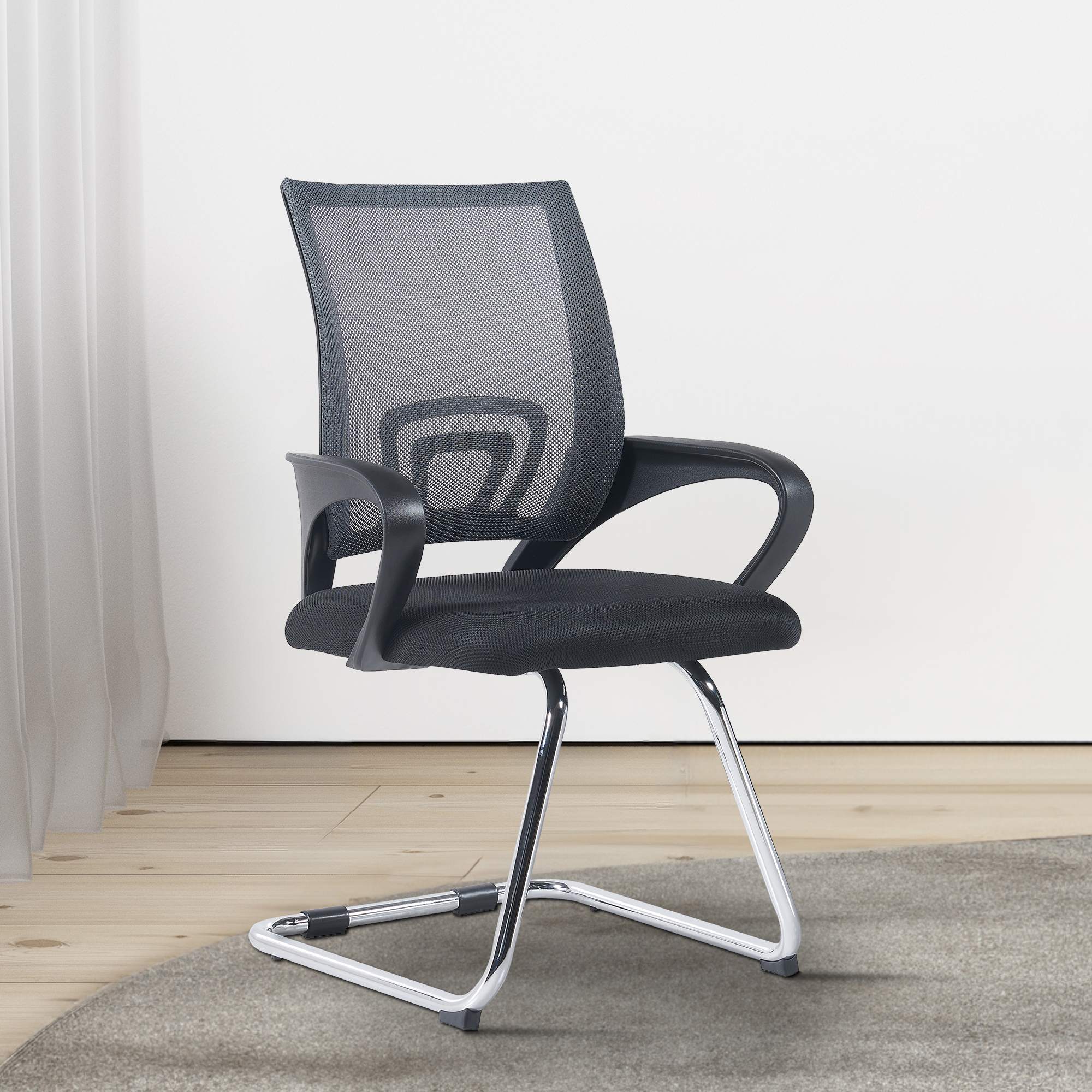 Besucherstuhl Eureka - grau - InfinityMarket