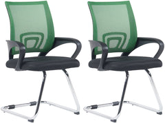 2er Set Besucherstühle Eureka - grün