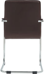 2er Set Besucherst�hle Tira Kunstleder - braun