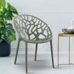 4er Set Stuhl Hope - oliv