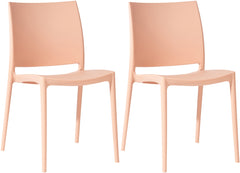 2er Set Stuhl Meton - pfirsich