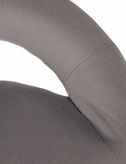 2er Set Barhocker Olinda Stoff schwarz - grau