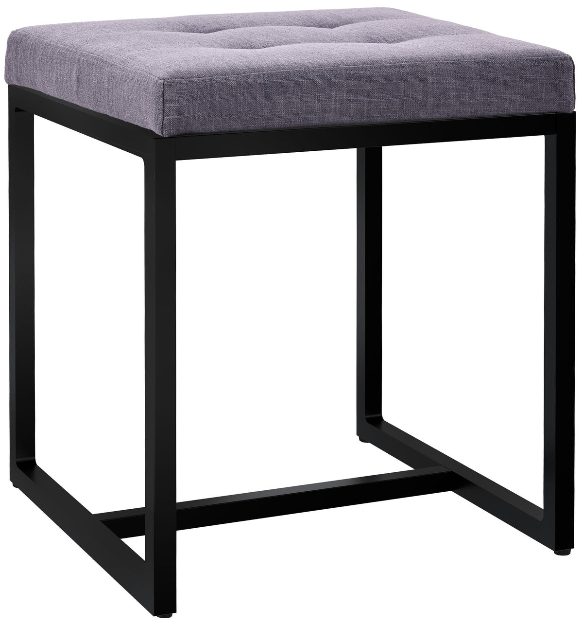 Sitzhocker Barci B Stoff - dunkelgrau